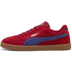 Puma Club II Era Suede Sneakers - Dark Crimson/Blue Crystal