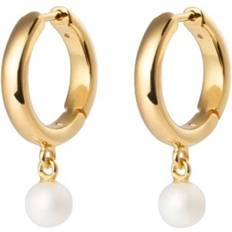 Sophie By Sophie Örhängen Pearl Mini Hoops - Silver