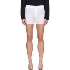 Ami Paris Men Underwear Ami Paris De Coeur Boxers - Wool Gabardine White