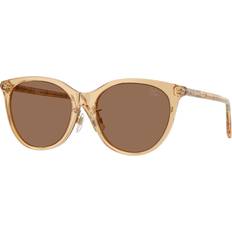 Solglasögon Burberry Woman BE4464D Sunglasses Acetate - Beige/Brown
