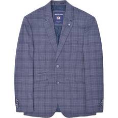 Lambretta Blazers Lambretta Mens Bradley Checked Blazer - Slate