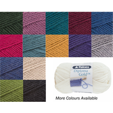Patons Diploma Gold DK Double Knitting Knit Yarn Craft Wool 50g Ball