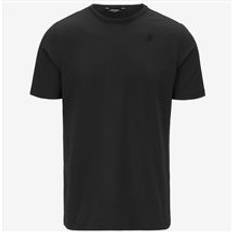 Stretch Jersey T-shirt med Sidologo - Black