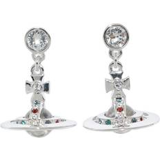 Vivienne Westwood Earrings Petite Orb Earrings - Rhodium