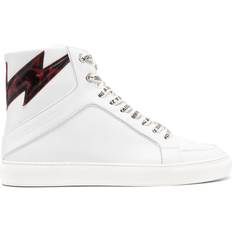 Zadig & Voltaire High Flash Leather Sneakers White