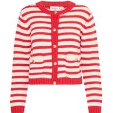 Cotton Cardigans Fransa Women's Cardigan Belinda 1 - Rouge