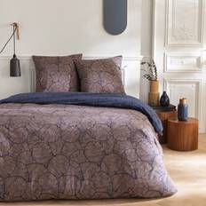 Textiles Parure Lit 2 Personnes En Coton 240x220 Cm Bleu Housse de couette Bleu