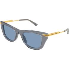 Solbriller Bottega Veneta BV1369S Solbriller Kvinder - Transparent Light Blue
