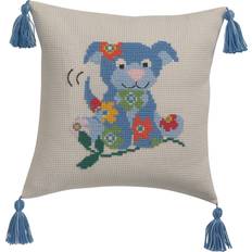 Handarbetskits Permin Broderikit Aida Kudde Hund 30 x 30 cm