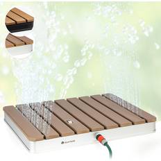 Outdoor Showers Blumfeldt 7.5 cm H Portable Plastic Freestanding Outdoor Shower with Duckboard