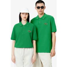 Lacoste Unisex Polo Shirts Lacoste Unisex Loose Fit Piqué Badge Polo - Green