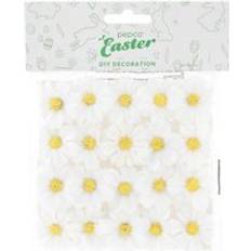 Yellow Easter Decorations Daisy Pack Of 20 Easter Decoration