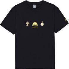New Balance Camp Graphic T-Shirts - Black