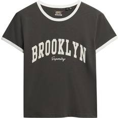 Superdry Women T-shirts Superdry Athletic Essentials Ringer Fitted T-Shirt