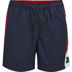 Jack & Jones Hvid Badetøj Jack & Jones Regular Fit Badeshorts JPSTMaui Navy/Rød