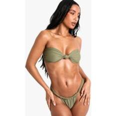 Boohoo Bikini Tops boohoo Womens Swimwear Essentials Bandeau Bikini Top - Green
