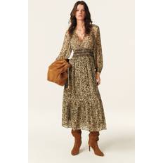 Coraly Printed Dress - ECRU
