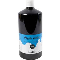 Black Tempera Paints Creativ Company Poster Paint Matte Black 1000 ml