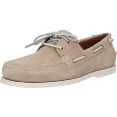 Ruskind Mokkasiner Polo Ralph Lauren Merton Suede Boatshoe - Mørkebeige