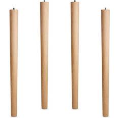 Set Med 4 St Av Bok Rå H 710 mm/Ø 60 40 mm M10