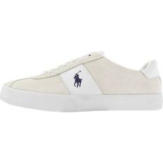 Ralph Lauren Shoes Ralph Lauren Court VLC SuedeTrainers - Bianco