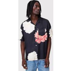 AllSaints Fleur Short Sleeve Shirt - Black/Multi