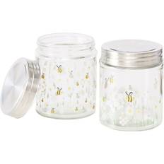 Boltze Honey Opbevaringsglas Med Skruelåg 625 ml 2 Stk Drikkeglas 2stk