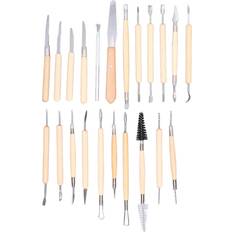 Modelling Tools Tomtop Jms 22 Pcs Sculpting Tool Pottery Clay Double Ended Wooden Handle Ceramic Carving Set Kit