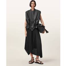 AllSaints Vests AllSaints Sofi Lea Gilet - Black