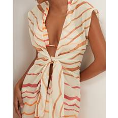 Orange Swimsuit Cover-Ups & Sarong Wraps Vix Sandstone Sasha Swim Cover-Up Dress