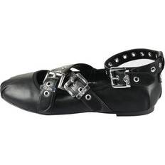 Buffalo Low Shoes Buffalo Ballet Flats Woman Daphne Mary Buckle - Noir