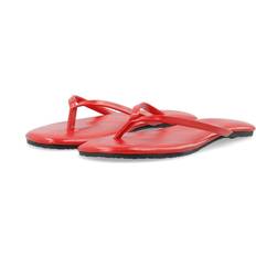 Bianco Flip Flop Faux Leather - Red