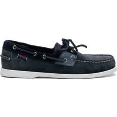 Green - Men Boat Shoes Sebago Island Leather Boat Shoe - Ross