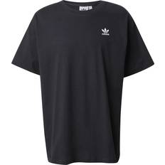 adidas Essentials T-shirt Oversize Med Treklöverlogga - Svart