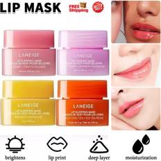 Lip Masks Laneige 4 Pcs Lip Sleeping Mask Mini Set