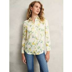 Hobbs Shirts Hobbs Darby Floral Shirt - Buttercream