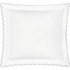 Matouk Dakota Percale Euro Sham Pillow Case Silver