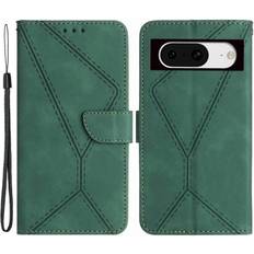 Google Pixel 8A Wallet Cases Veanxin Google Pixel 8a Imprinted Folio Flip PU Leather Phone Cover