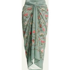 Saronger & Kimonos Agua by Agua Bendita Lavanda Pareo Coverup - Multicolor