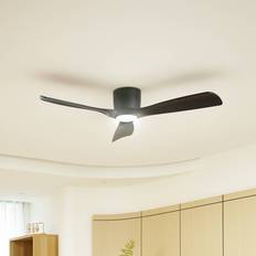 Lucande Led Ceiling Fan with Lightingdimmable Moneno