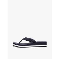 Heel Flip-Flops Tommy Hilfiger TH Monogram Crochet Wedge Flip-Flops