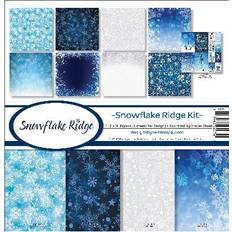 Black Scrapbook Albums Reminisce SFR-200 Snowflake Ridge Scrapbook Collection Kit Black