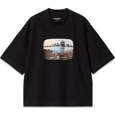 Carhartt WIP Dame T-shirts Carhartt WIP W Greatest Flicks T-Shirt - Black