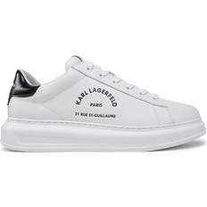 Karl Lagerfeld Sko Karl Lagerfeld Sneakers Kapri Mens Maison Lace - Hvid