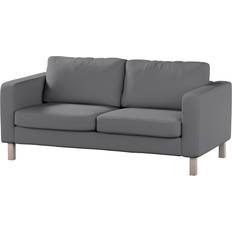Hemtextil Dekoria Karlstad Klädsel 2-Sits Soffa 165 x 89 x 64 cm Grå Sofföverdrag