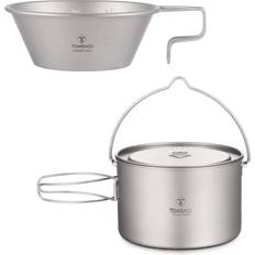 Tomshoo Camping Pot and Bowl Set 300ml 2000ml