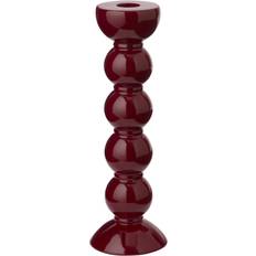 Red Candlesticks Addison Ross Tall Cherry Bobbin 24 cm Candlestick
