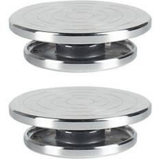 Modelling Tools Tlily 2X 12/15cm Double Face Use Aluminum Alloy Turntable