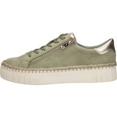 Marco Tozzi Sneakers Marco Tozzi Platåsneakers I Skinnimitation - Moss Combi