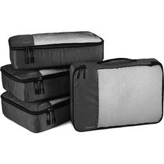 Packing Cubes for Suitcases 4-Piece Set Bags Medium Black